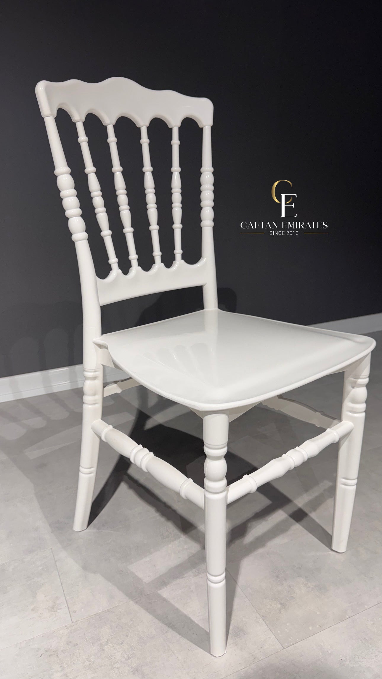 Chaise Napoléon Blanche – Monobloc