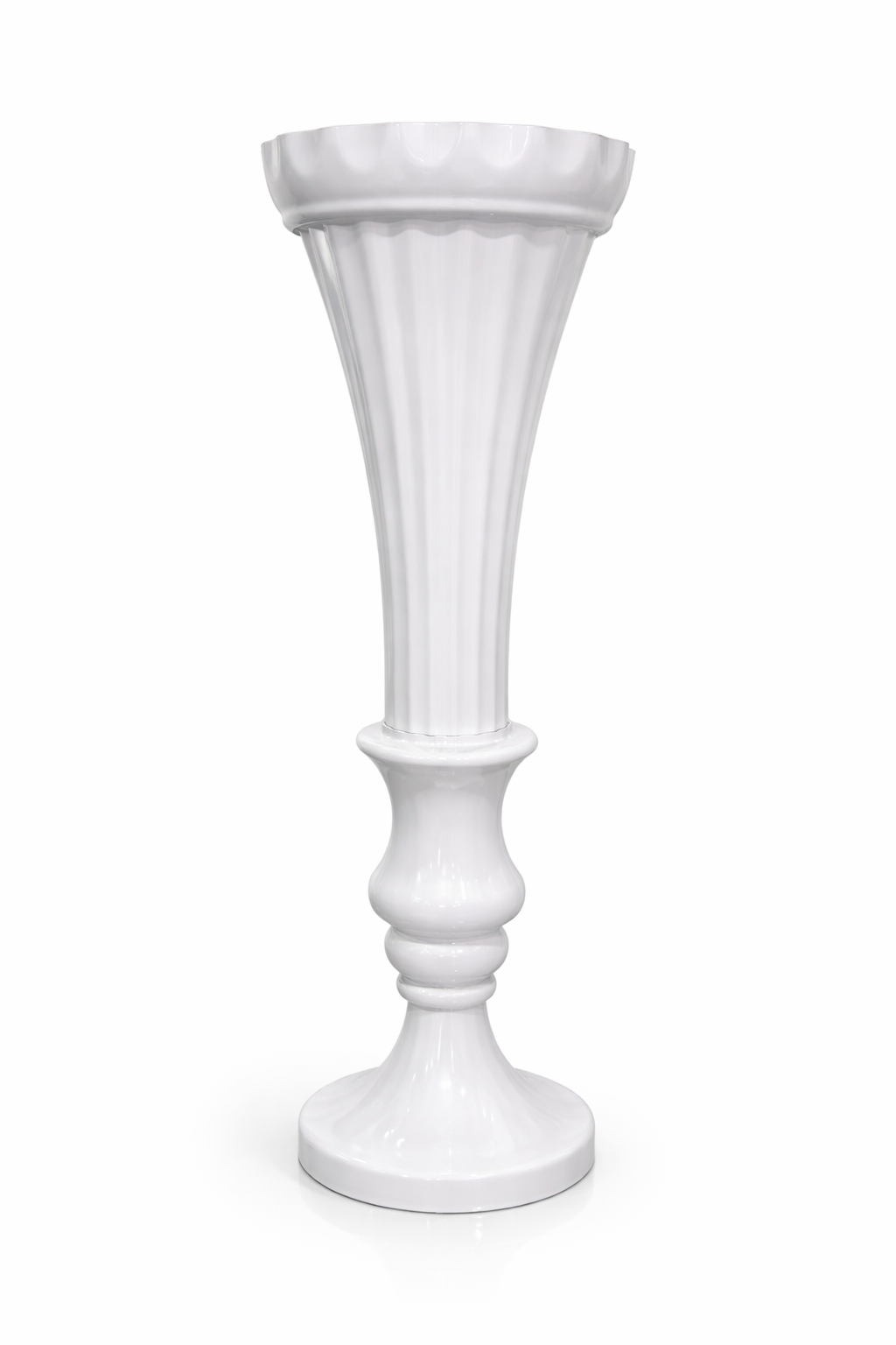 Vase Clarinet Blanc H80cm – Plexiglas
