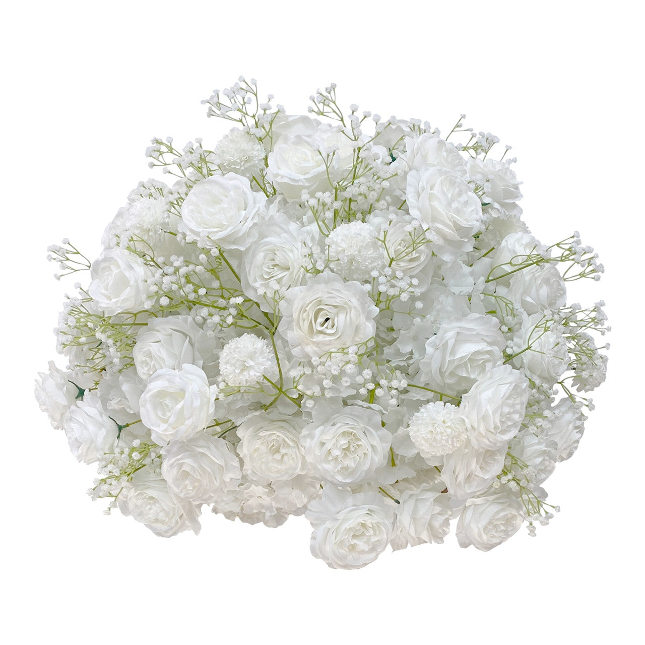 Boule de fleurs blanche Lola Ø80CM