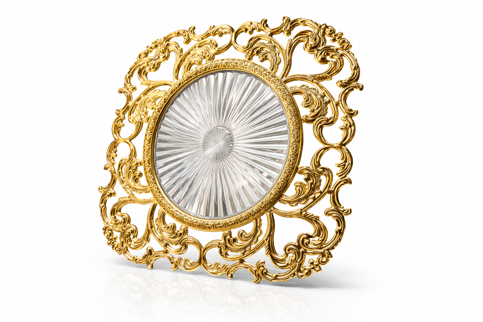 Sous Assiette Carré Or