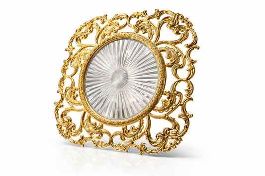 Sous Assiette Carré Or