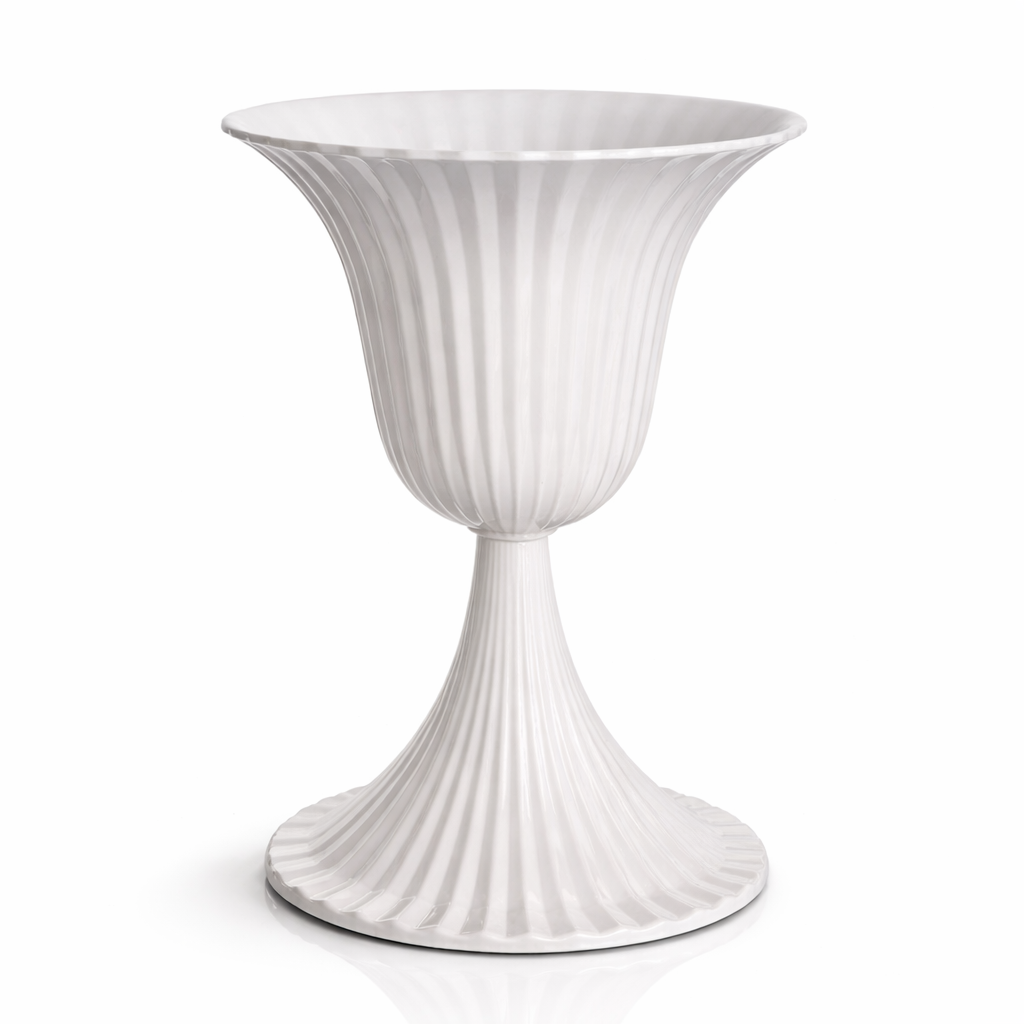 Vase Victoria H30cm – Blanc Plexiglas