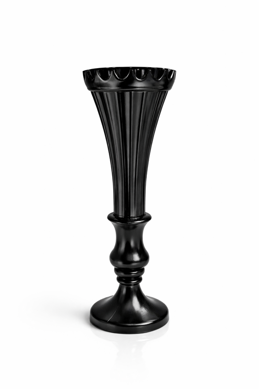 Vase Clarinet H80cm – Noir Plexiglas