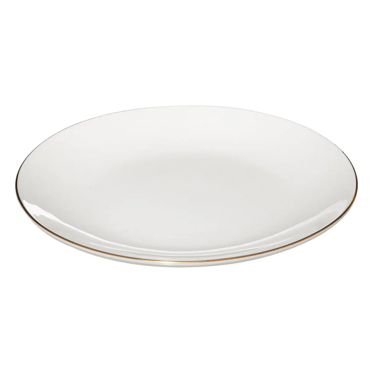 Assiettes à dessert  Rondes Filet Or